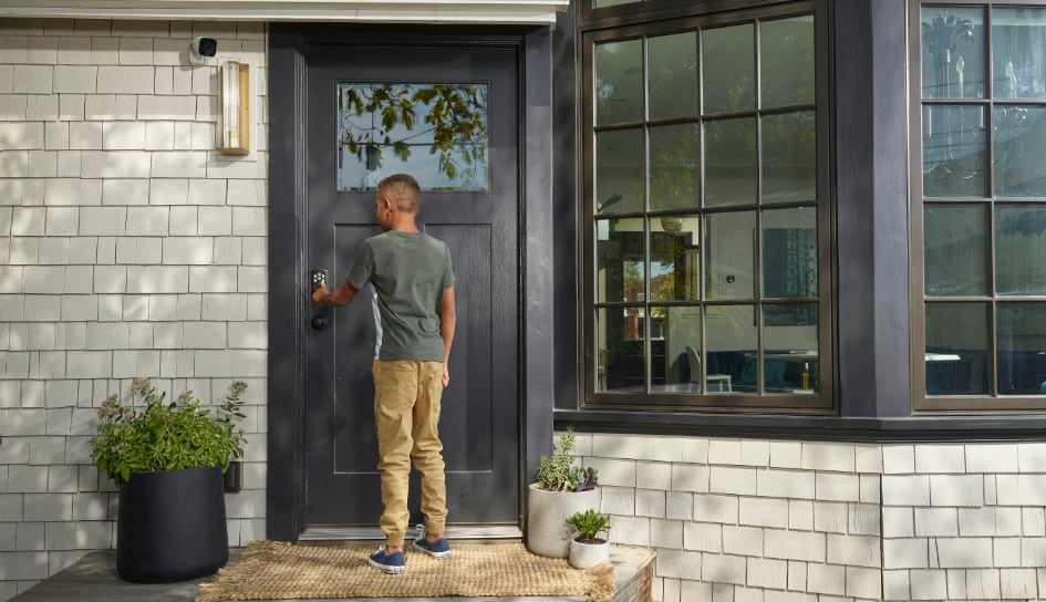 Vivint Smart Lock on home in Evanston